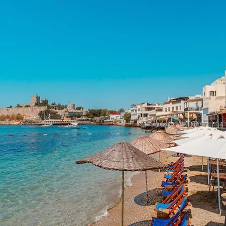 Villa Bodrum Merkeze Yuerueme Mesafesinde Tarihi Tas Ev